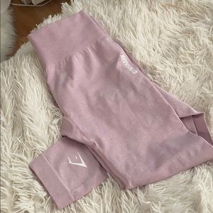 LIGHT PINK DUPE GYMSHARK LEGGINGS SIZE SMALL